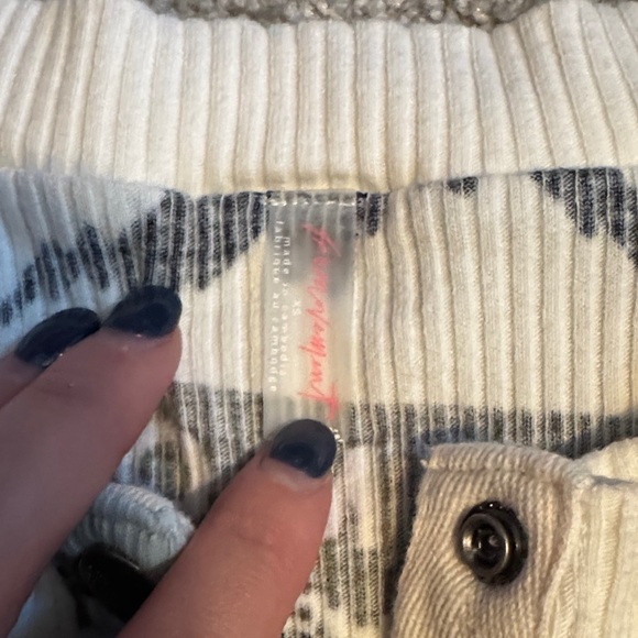 Free People Movement Cream and Black Patterned Sweater - Picture 3 of 5